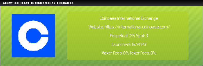 Coinbase International Exchange